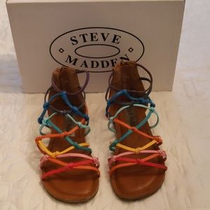 Steve Madden Girls/' Mistling Sandal Multi-Color Little Kid /& Big Kid Pick A Siz